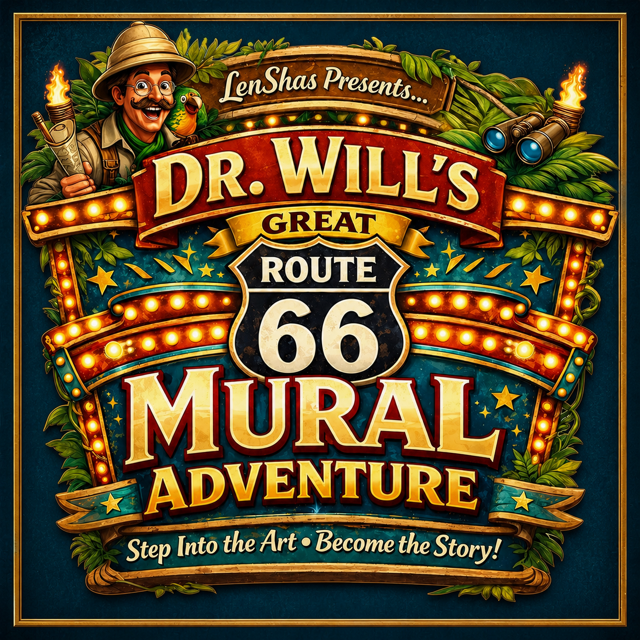 Dr. Will's Great Route 66 Mural Adventure